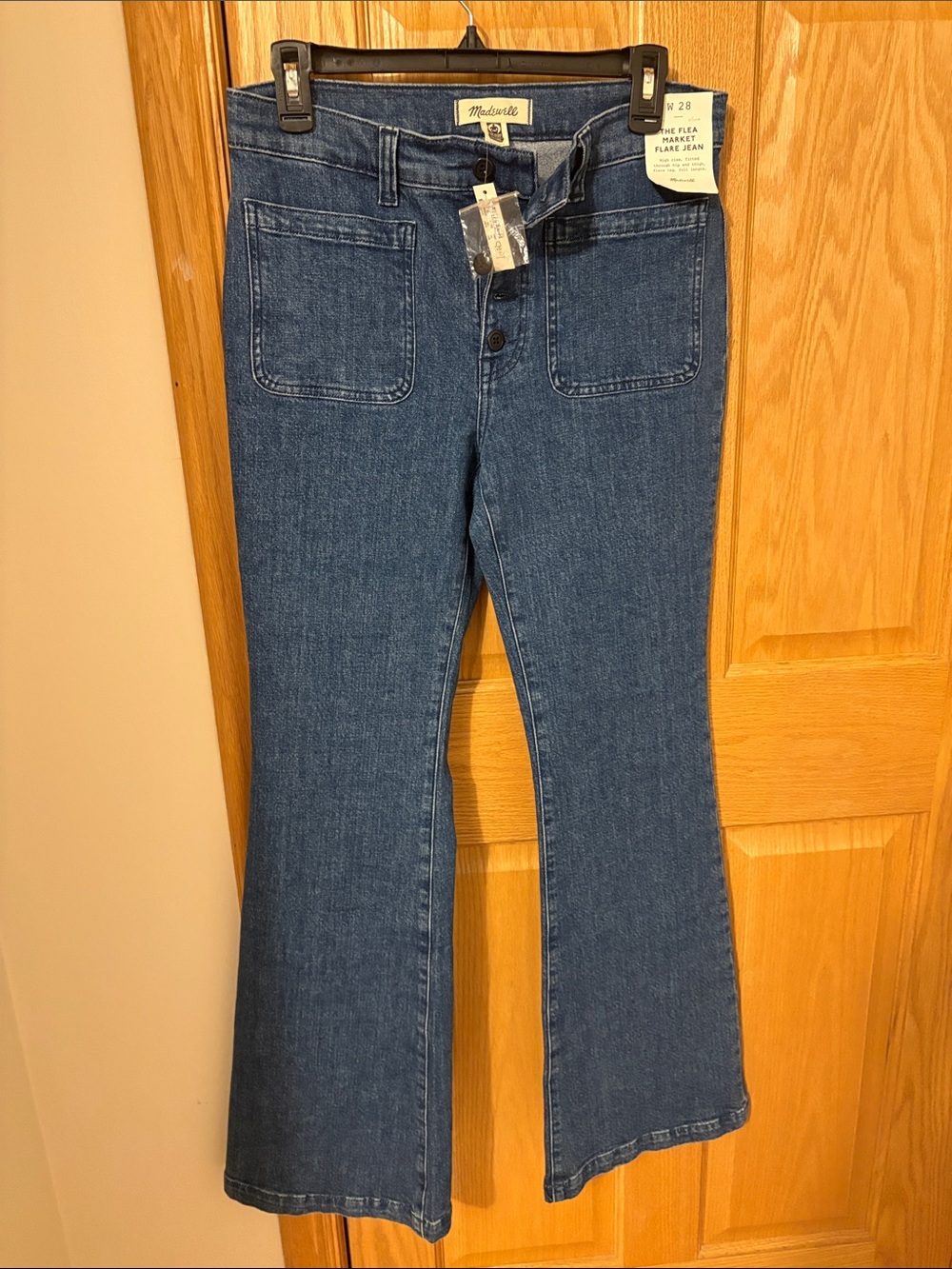 Madewell Flea Market Flare Jean - Denim Blue
